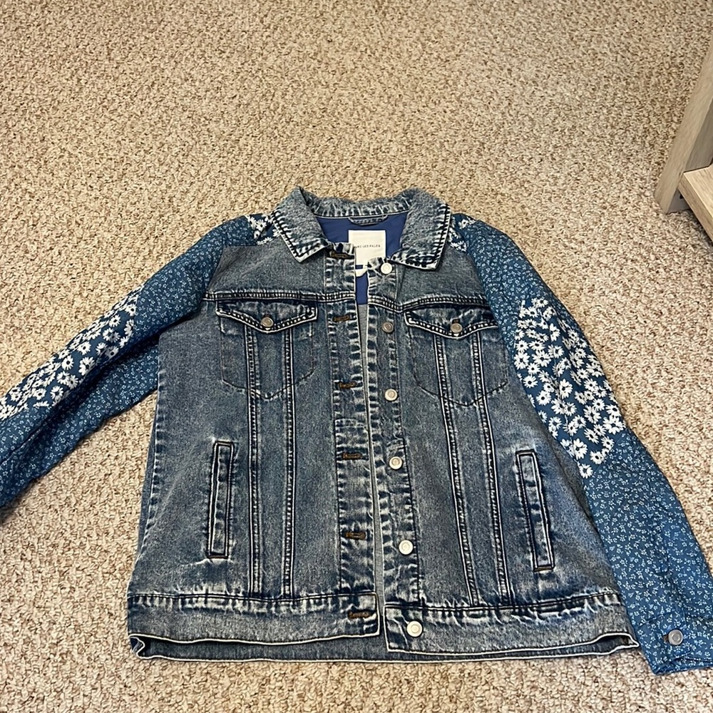 Oversized jean jacket!